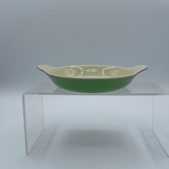 Vintage Hall Pottery 433 French Shirred Egg Dish - Picture 1 of 8